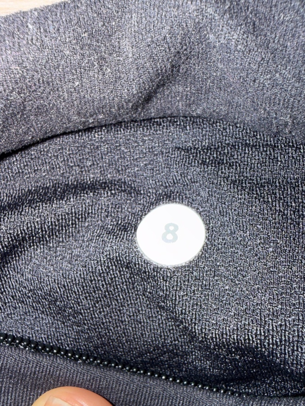 Lululemon Runday Crop Leggings - Parallel Stripe Black/White - Size 8 - Picture 12 of 12